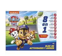 BLOC DE ACTIVIDADES Y JUEGOS 8 EN 1 PATRULLA CANINA