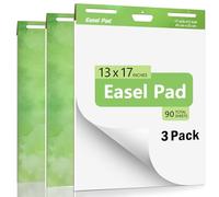Bloc de caballete adhesivo, papel de tabla de ancla, nuestras almohadillas adhesivas de caballete miden 13 x 17 pulgadas, con papel autoadhesivo diseñado con una adherencia excepcional, perfecto para