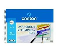 Canson- Bloc de Dibujo, Multicolor, Estándar (S8403175)