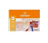 Bloc de dibujo Canson Basik Liso Con recuadro Microperforado 130 g/m²