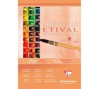 Bloc De Dibujo Clairefontaine Etival Acuarela Encolado Blanco Grano Fino A3 300G 10H (Set de 5)