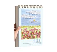 Bloc de dibujo, cuaderno de dibujo de papel de 160 g/m², perfecto para bocetos de medios mixtos y acuarelas, cuaderno de bocetos de calidad artística para artistas