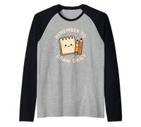 Bloc de Dibujo Divertido Remember to Draw Daily Camiseta Manga Raglan