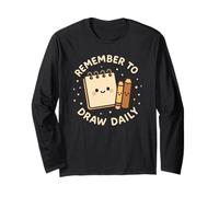 Bloc de Dibujo Divertido Remember to Draw Daily Manga Larga