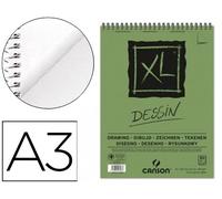 Bloc De Dibujo Espiral Microperforado Plano A3 Dessin Xl Canson 50F 160g