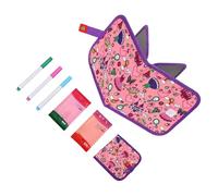 Bloc de Dibujo Infantil - Bloc de Dibujo Borrable y Plegable para Niños,Pizarra Plegable para Dibujar Divertida | para Casa, Colegio, Cumpleaños, Halloween, Navidad, Viajes en Coche, Avión, Camping