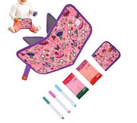 Bloc de Dibujo Infantil - Bloc de Dibujo Portátil y Reutilizable - Pizarra Plegable para Dibujar Divertida | Para Viajes en Coche, Avión, Camping, Parque, Vacaciones Familiares, de