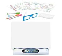 Bloc de dibujo LED para niños - Pizarra 3D, Pizarra luminosa para pintura, ortografía, seguimiento y bloc de dibujo, pizarra de pintura fluorescente