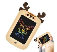 Bloc de Dibujo para niños, Bloc de Escritura LCD con Cuernos de, tabletas electrónicas de 8.5 Pulgadas, para Aula, Preescolar, avión, Coche, Viajes, Sala de Juegos, Fiesta en casa, cumpleaños