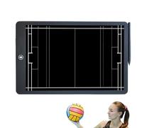 Bloc de escritura LCD para pizarra, tablero de dibujo LCD para tácticas de balonmano, bloc de notas LCD, tabla de entrenamiento de balonmano, tablero de entrenamiento de balonmano, tablero de
