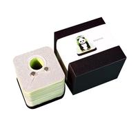 Bloc de notas 3D,Panda Calendario De Lágrimas 2026 - Planificador De Hábitos Iluminados Para Adultos Estudiantes Maestros,Mesita De Noche Dormitorio Sala Estantería Decoración Trabajo Estudio Niños