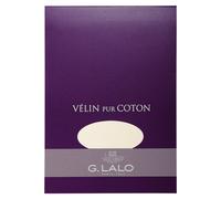 Lalo 11000L - Bloc de 40 hojas lisas A5, 125 g, algodón puro, color crema