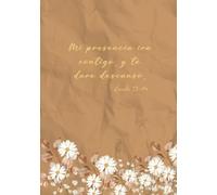 BLOC DE NOTAS A5 - TAPA BLANDA | 150 PÁGINAS A COLOR | CALENDARIO 2026 | NOTAS CUADRICULADAS: MI PRESENCIA IRA CONTIGO Y TE DARÉ DESCANSO