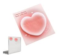 Bloc de notas adhesivas de color degradado, notas adhesivas para recordatorio, notas adhesivas de forma especial para niños, adhesivo degradado, patrón autoadhesivo para mensajes escolares en casa