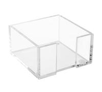Bloc de notas adhesivas de colores de hoja en recipiente de transparente Diseño multicolor para gestión eficiente de los espacios de trabajo Juego de notas adhesivas con estuche