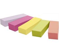 Bloc de notas adhesivas quita y pon post-it mininotas energetic colour 15 x 50 mm 50 hojas pack de 5 unidades