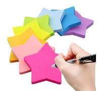 Bloc de notas Adhesivos | Colores Suministros Escolares Pegatinas,Notas Reposicionables Estéticas,Para El Hogar, Trabajo, Dormitorio, Oficina, Universidad, Escuela Primaria, Aula De Clase
