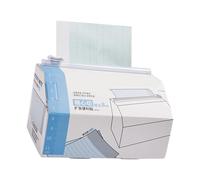 Bloc de notas autoadhesivo, 8,74 cm de largo, hoja de notas autoadhesiva con cortador integrado, recordatorio de diario, cuaderno, nevera, pizarras para el hogar