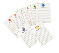 Bloc de notas con temática de frutas de 8 hojas, páginas pelables, cuaderno de de escritura para planificador semanal, diario escolar de oficina
