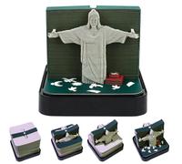 Bloc de notas creativo 3D con luces, Mount Jesus, 3D, arte de papel, notas no pegajosas, tallado en papel 3D, bloc de notas, decoración creativa, regalo, bloc de notas de arte para tallar papel