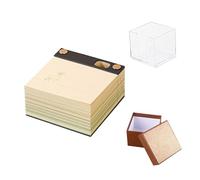 Bloc de notas de arte de papel, bloc de notas de escultura | Con sellos artísticos creativos en forma de choza en los árboles - Notas no adhesivas, bloc de notas, diseño único para
