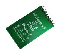 Bloc de notas de bolsillo, práctico cuaderno de espirales, bloc de notas de campo para actividades al aire libre, resistente a la intemperie, papel para todo tipo de clima para oficina