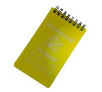 Bloc de notas de bolsillo, práctico cuaderno de espirales, bloc de notas de campo para actividades al aire libre, resistente a la intemperie, papel para oficina