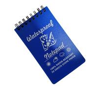 Bloc de notas de bolsillo, práctico cuaderno de espirales, bloc de notas de campo para actividades al aire libre, resistente a la intemperie, papel para oficina