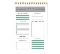 Bloc de notas de cosas por hacer, bloc de notas sin fecha, organizador de trabajo, accesorios de seguimiento de tareas, para uso en casa, escuela, lugar de trabajo, ayuda a realizar un seguimiento de