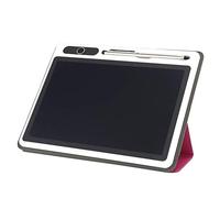 Bloc de Notas de Dibujo Electrónico, Bloc de Dibujo de Tableta Flexible Pequeño de 9 Pulgadas, Herramienta de Pintura Manual de Suministros Comerciales para Diseño de Arte Digital (Rojo (con Estuche