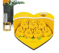 Bloc de notas de notas, bloc de notas de arte,156 hojas de arte de escultura de papel en forma de amor - Papel creativo en forma, artesanía de tarjetas, bloc de notas de talla de papel para oficina
