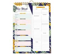 Bloc de notas de planificación de comidas - Cuaderno de seguimiento semanal de 52 hojas - Bloc de notas organizador de alimentos para, cocina, hogar, familia, mujeres y hombres | Plan de compra