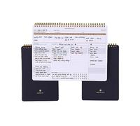 Bloc de notas de productividad: juego de 3 cuadernos más vendidos, incluyendo planificador semanal, establecimiento de objetivos y notas de reunión 1:1. Mantén tus proyectos diarios, clientes, comidas