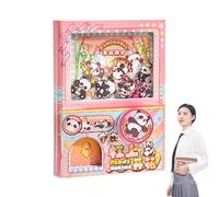 Bloc de notas de tamaño de bolsillo, cuaderno de bolsillo pequeño, lindo diseño de máquina de ventas, diario de material escolar para niña, organizadores personales para gestión del tiempo