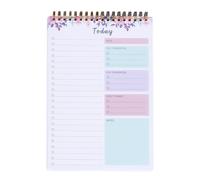 Bloc de notas del planificador diario, cuaderno de planificación diaria - 52 hojas lista de verificación organizador de cuadernos - Cosas que hacer Bloc de escritura de notas, organizador de listas de