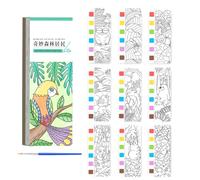 Bloc de notas educativos de dibujo de acuarela, portátil, libro de garabatos para niños pequeños, principiantes, viajes, pintura, juego de artistas principiantes