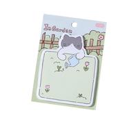 Bloc de notas extraíble con estampado animal para organización del hogar, hojas adhesivas reciclables, para decoración de pared