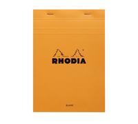 Rhodia Bloc de notas grapado 16000C Nº16 A5 - 80 hojas separables, RHODIA Basics, naranja