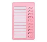 Bloc de notas multiusos para lista de verificación de 5 tareas ajustables para coche, hogar, aula, almohadilla de pared, lindo para mujeres y hombres