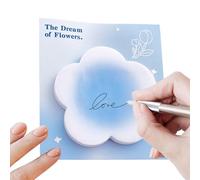 Bloc de notas - Recordatorios autoadhesivos pastel, tarjetas de notas decorativas con bordes fáciles de levantar, papel suave apto para tinta, ideal para horarios de trabajo, lecturas, proyectos de