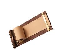 Bloc de notas retro con rollo de papel reemplazable, tablero de notas montado en la pared con recortador de papel para el tablero de notas montado en la oficina en casa