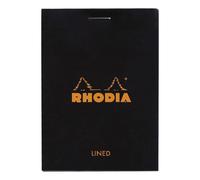 Bloc de notas Rhodia n. 11 A7 con l neas - Negro