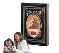 Bloc de notas vintage de , cuaderno de notas de Navidad - Bloc de notas de Navidad retro de , cuaderno de composición, cuaderno vintage de PU, bloc de notas de vacaciones
