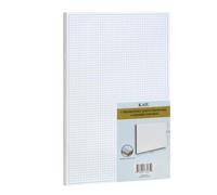 Bloc de papel cuadriculado grande de 11 x 17 pulgadas, 50 hojas de papel de ingeniería, cuadrícula de 4 x 4, planos, papel de dibujo, papel de injerto para arquitecto, ingeniero, diseñador, matemático