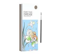 Bloc de papel de acuarela - Libro para colorear para niños para colorear y esbozar | Bloc de dibujo portátil para interiores y exteriores para principiantes