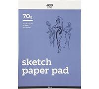 Bloc de papel de dibujo, A3, 30 x 42 cm, 70 cm, blanco, 70 hojas