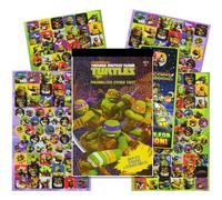 Bloc de pegatinas de las Tortugas Ninja: m s de 270 pegatinas de TMNT y colgador para puerta