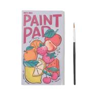 Bloc de pintura de acuarela: mini juego con pincel, libro de viaje portátil para pintar por niños y adultos.