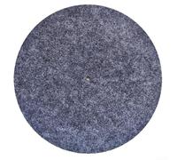 Bloc de registro de fieltro para fonógrafo, vinilo y base antideslizante de color sólido, alfombrilla protectora gruesa y suave para los amantes de la música, para una fácil limpieza, 295 mm (295 cm