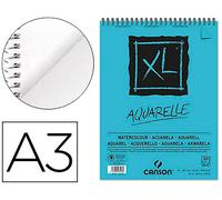 Bloc Dibujo Acuarela Canson Xl Aquarelle Grano Fino A3 Espiral 30F 300g